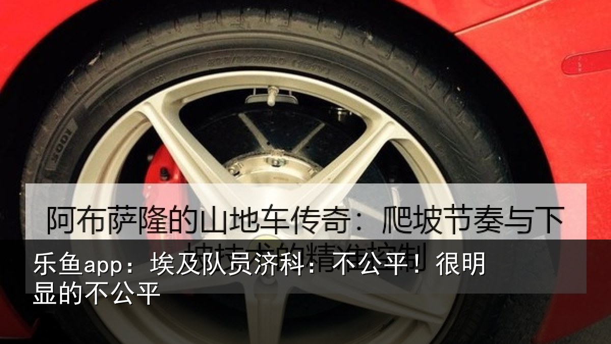 乐鱼app：埃及队员济科：不公平！很明显的不公平